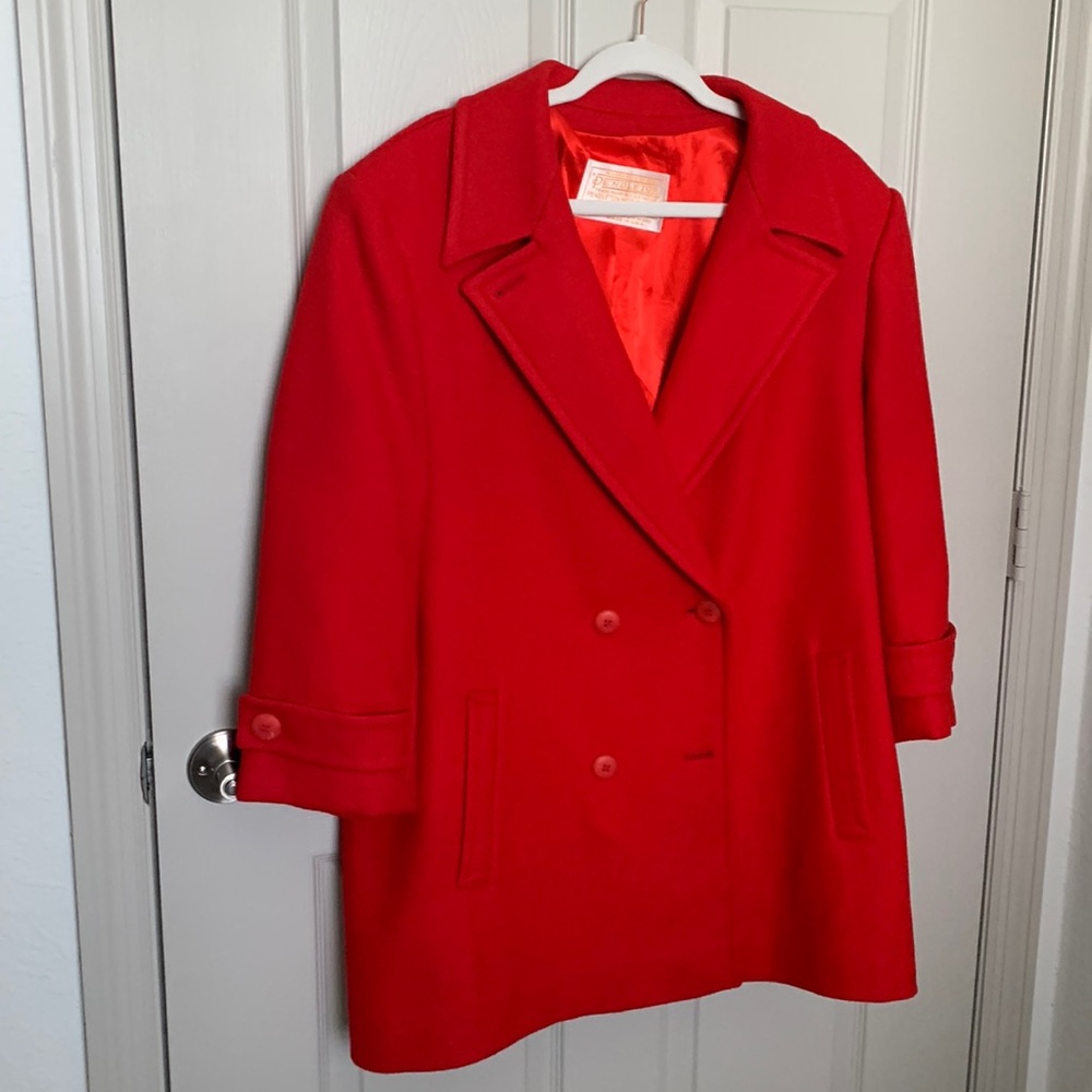 100% Wool Pendleton pea coat